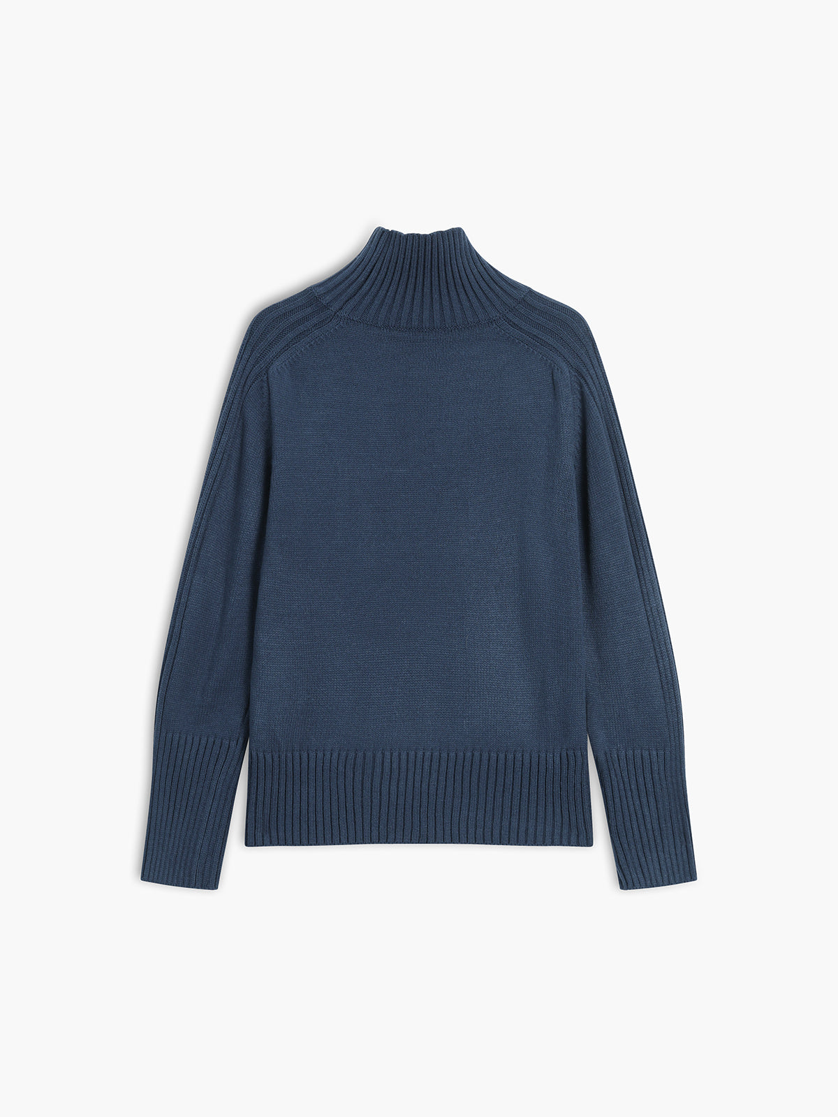 Women's Oversized Ribbed Mock Neck Sweater