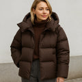 Women's Padded Winter Coat with Hood
