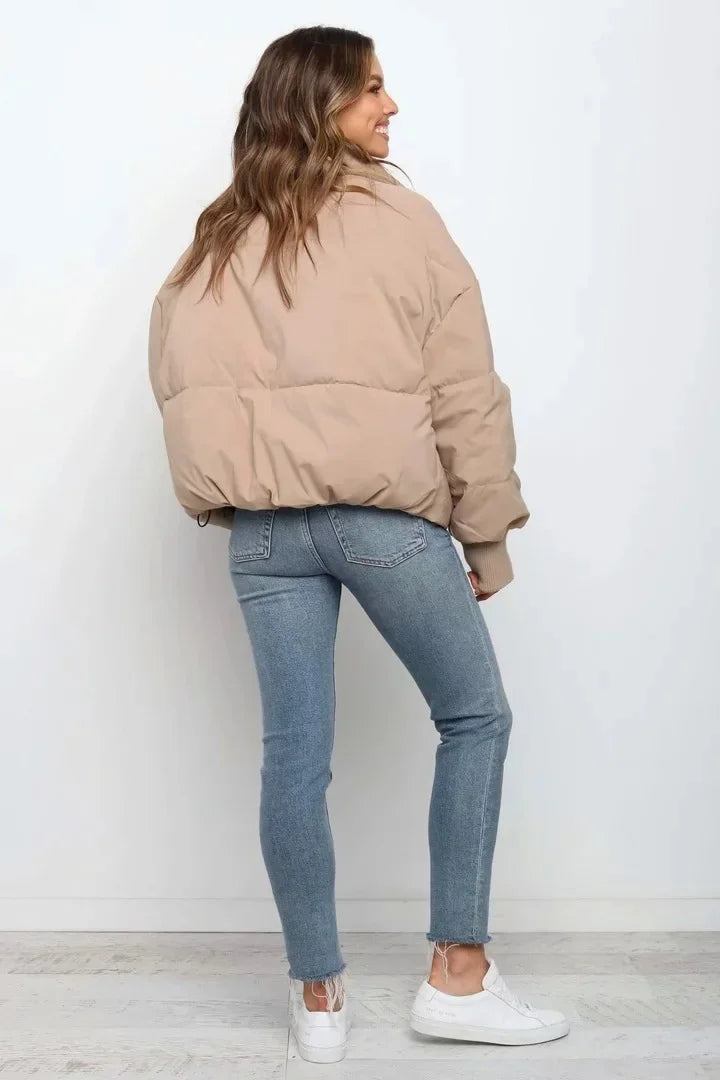 Women's Quilted Puffer Jacket for Winter Coats