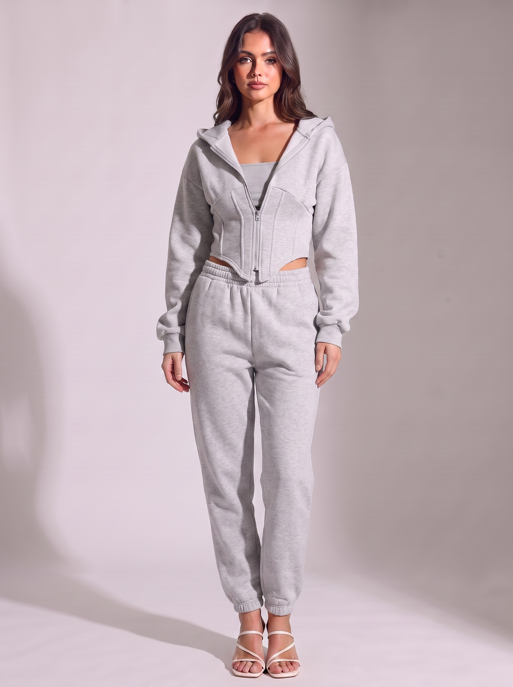 Women's Slim-Fit Hooded Cardigan