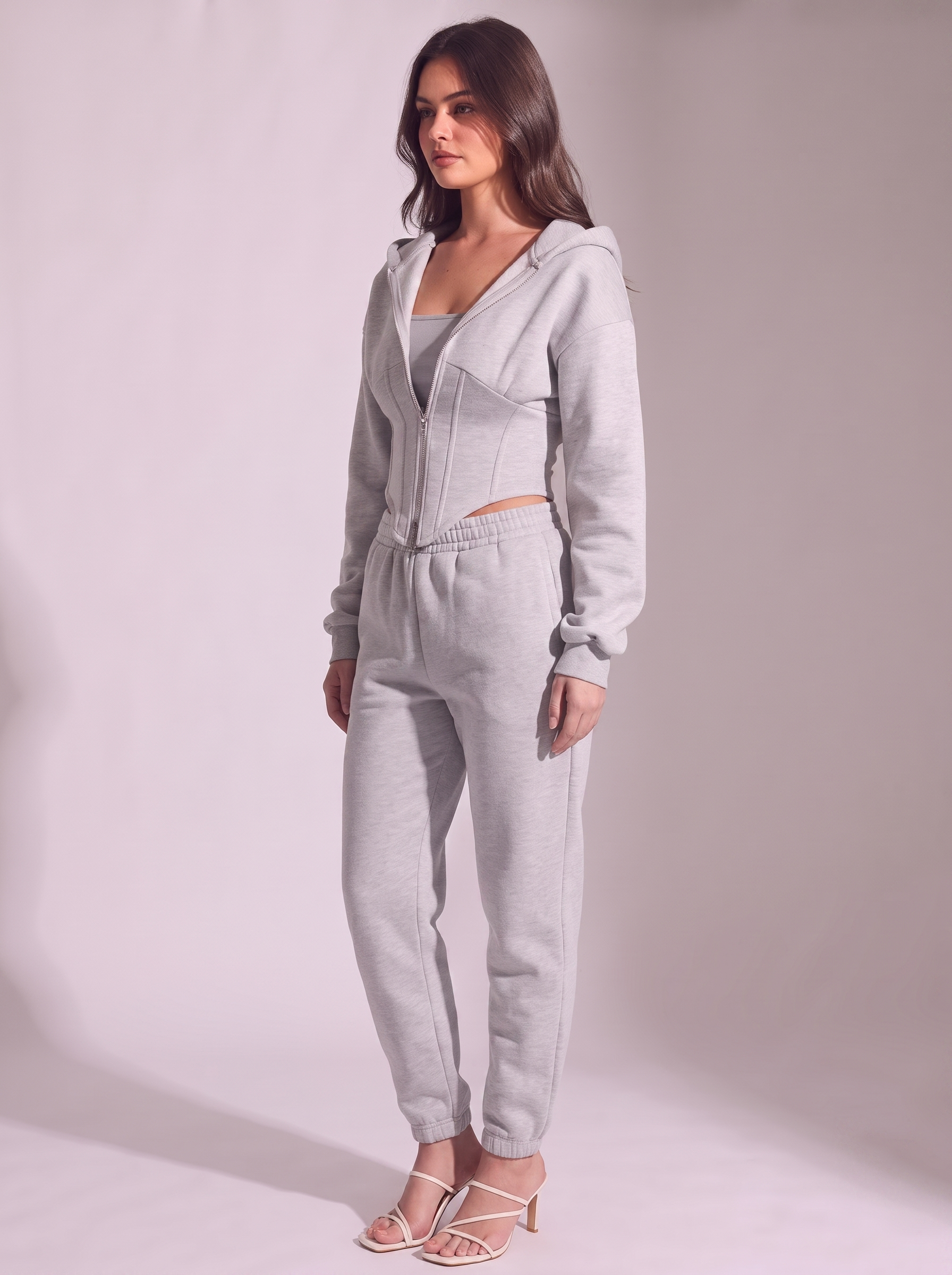 Women's Slim-Fit Hooded Cardigan