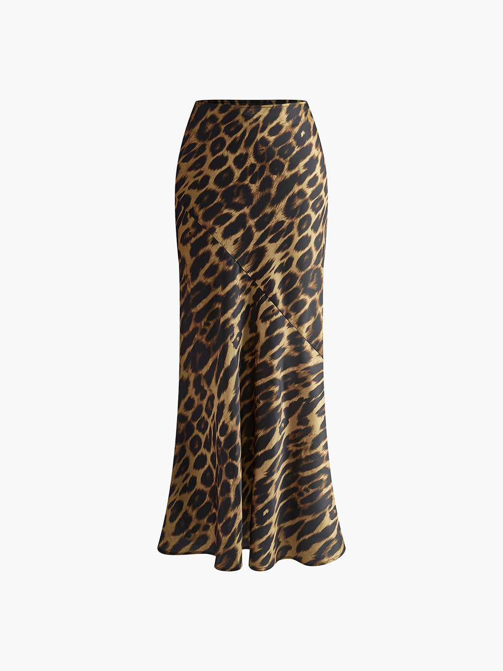Women's Slim Leopard Print Maxi Skirt