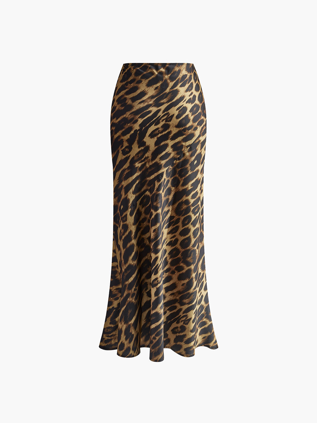 Women's Slim Leopard Print Maxi Skirt