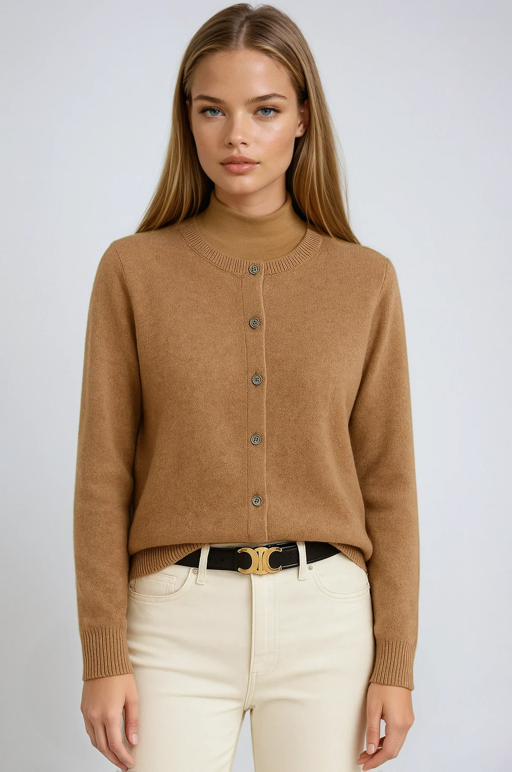 Women's Soft Button Cardigan