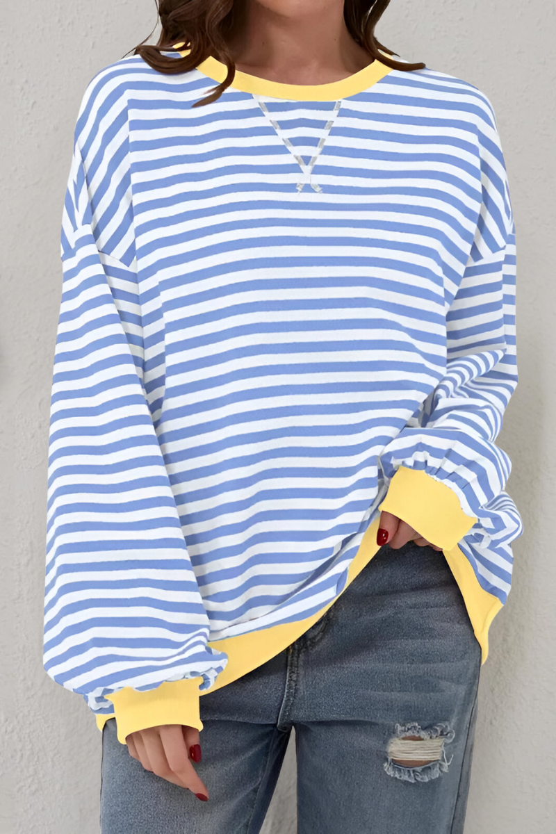 Women's Striped Sweatshirt