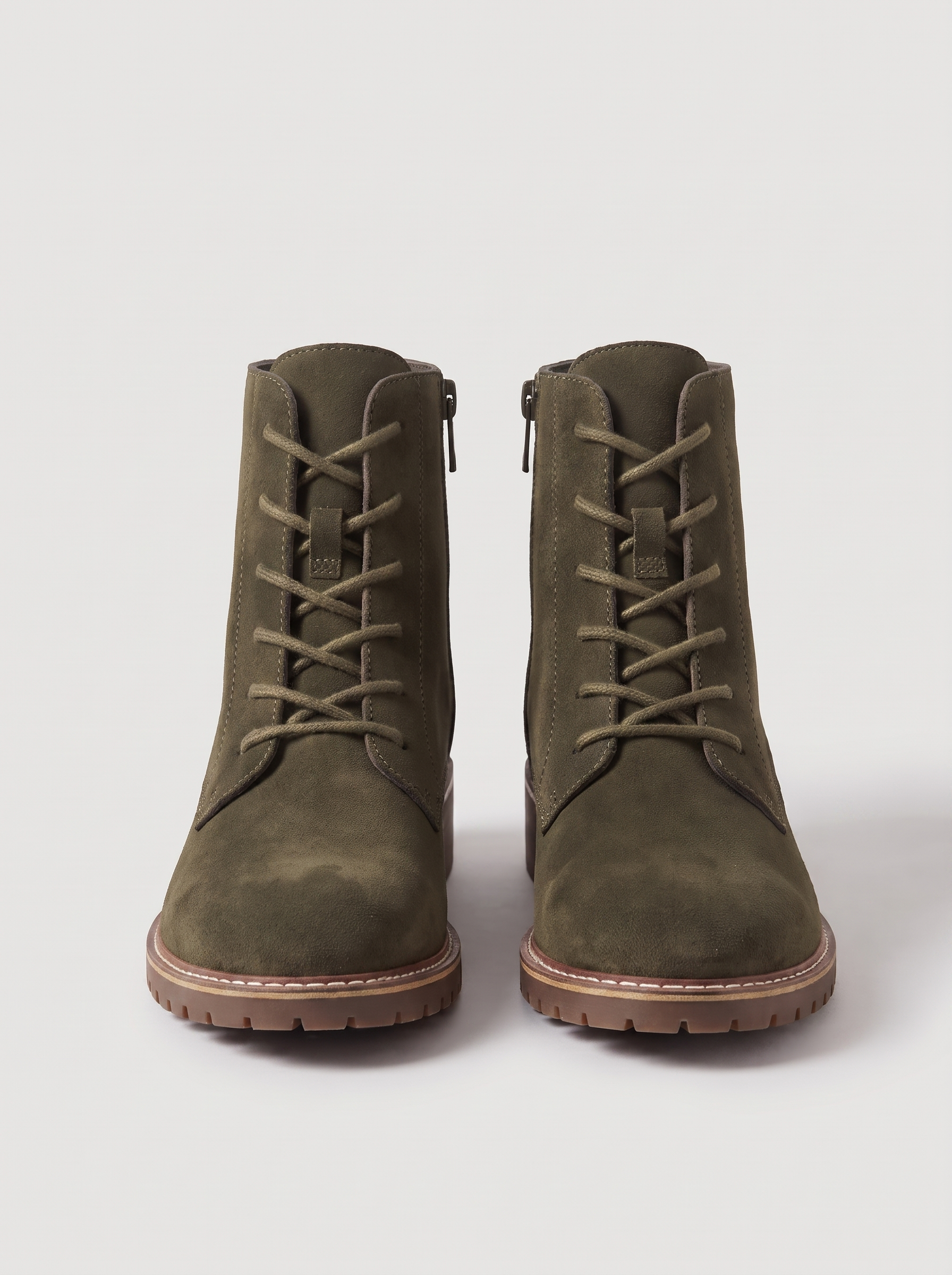 Women's Suede Round Toe Martin Boots