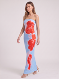 Women's Summer Maxi Dress with Slim Slit Design