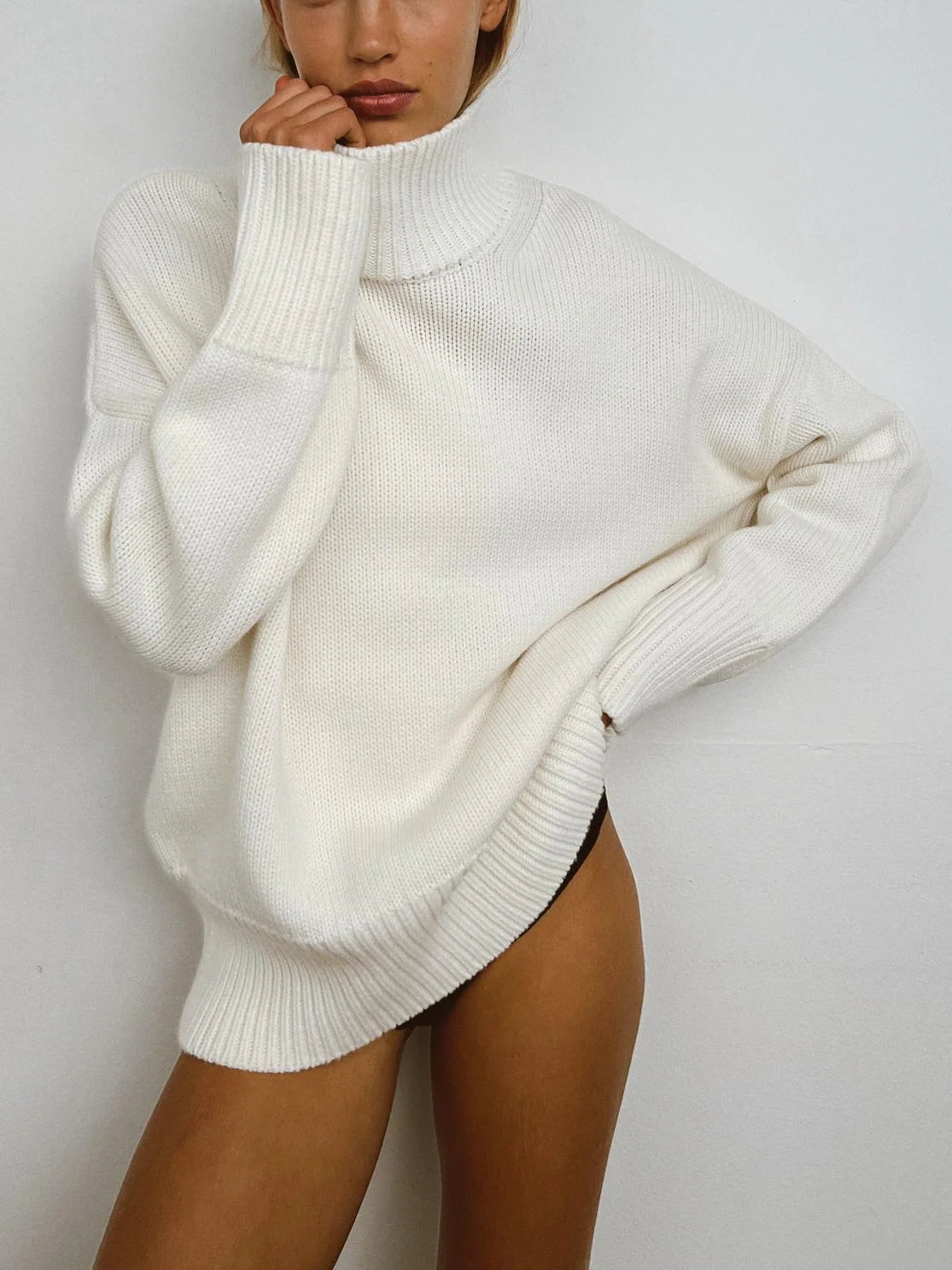 Women's Turtleneck Pullover Sweater