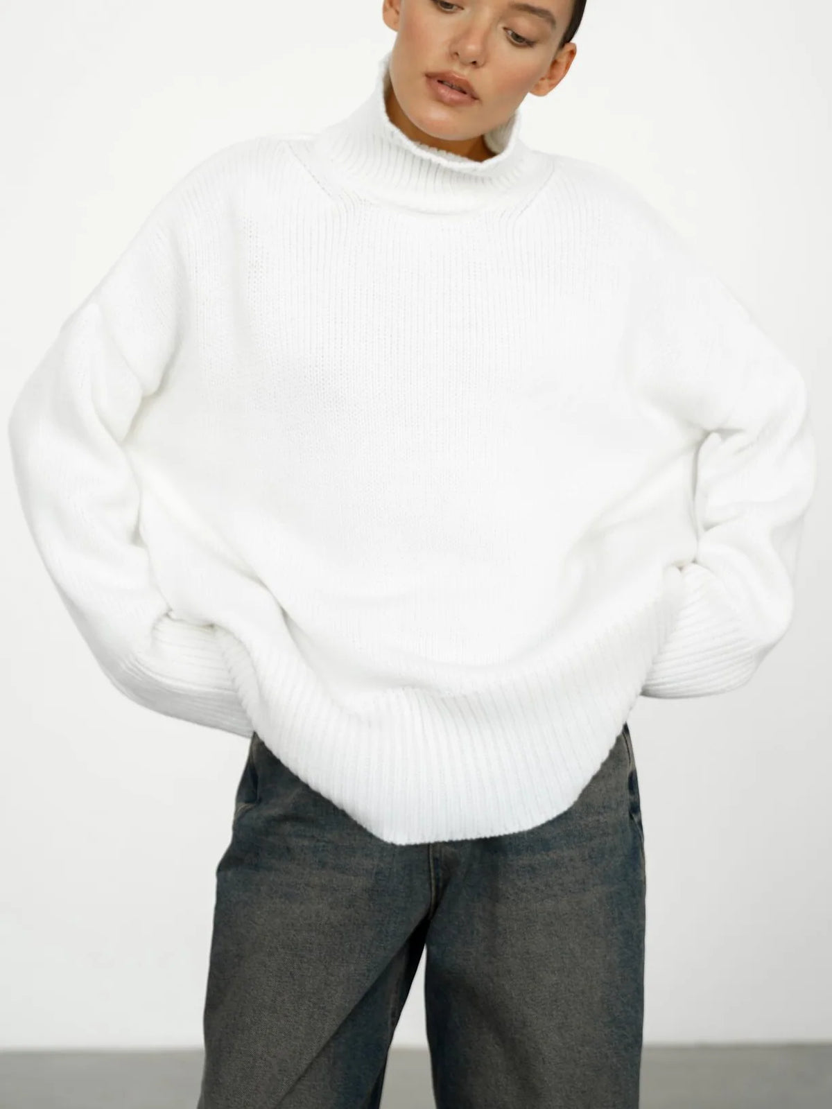 Women's Turtleneck Pullover Sweater