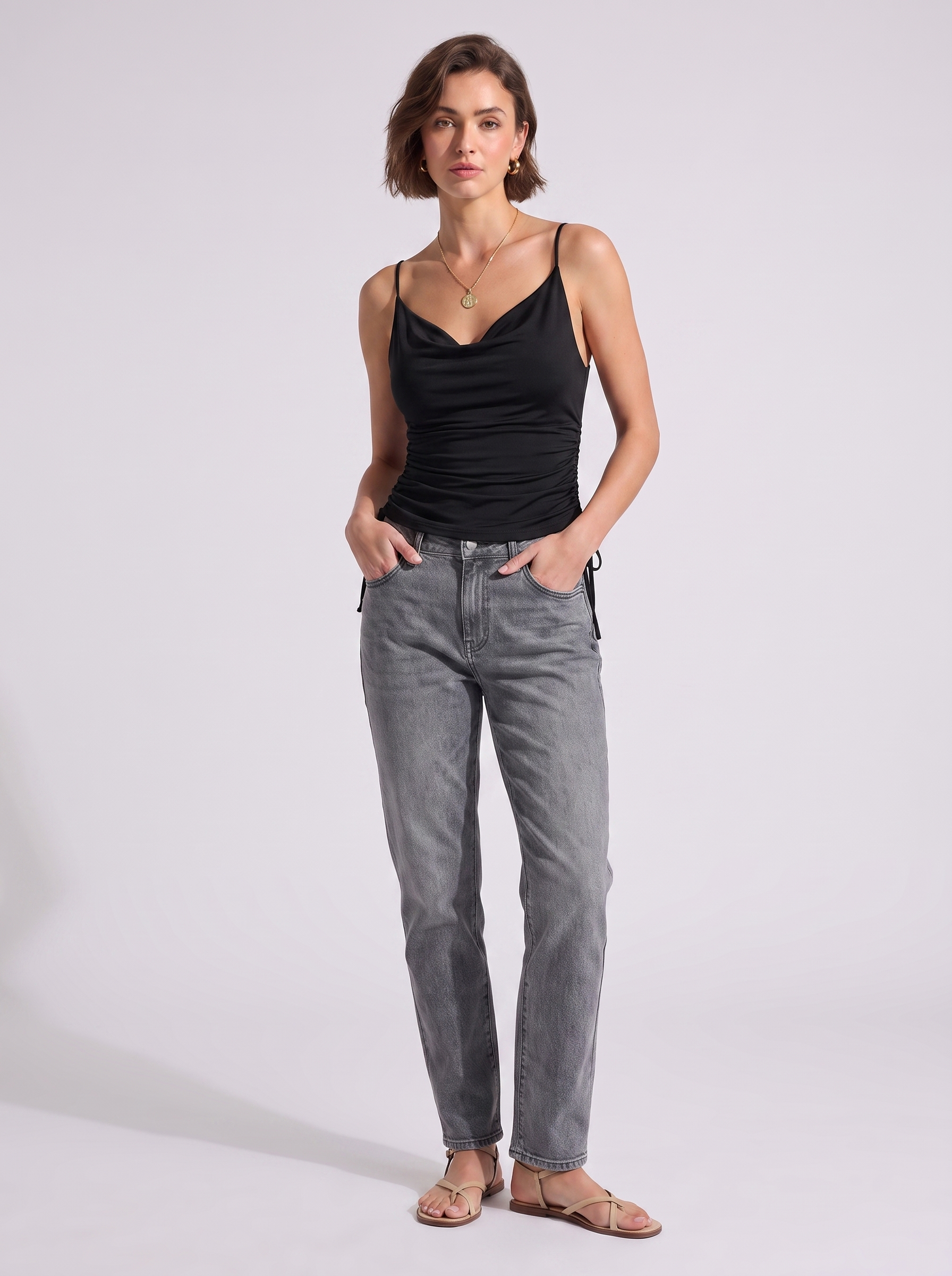 Women's V-Neck Spaghetti Strap Camisole Top