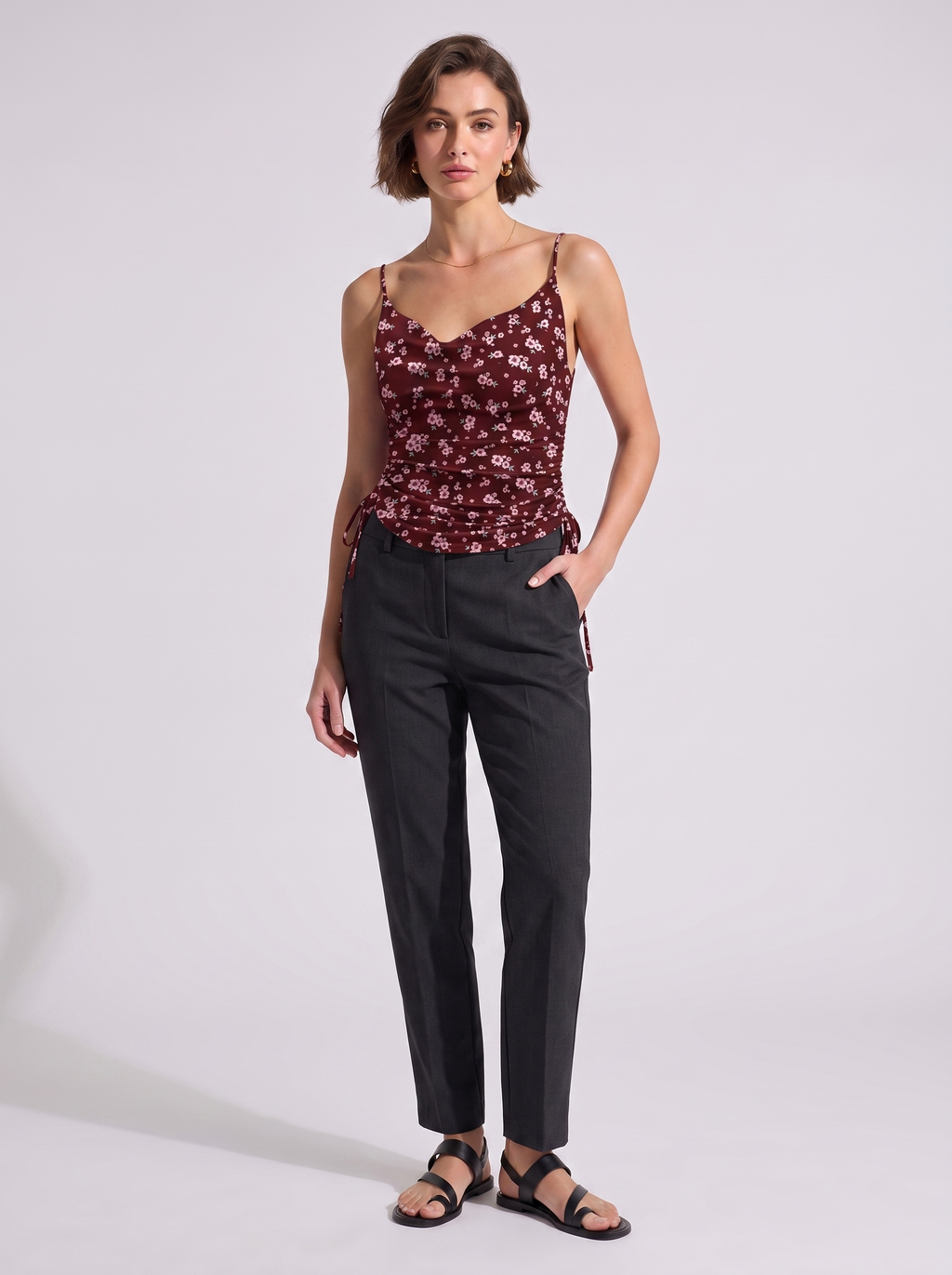Women's V-Neck Spaghetti Strap Camisole Top