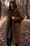Women's Warm Fall Coat with Pockets