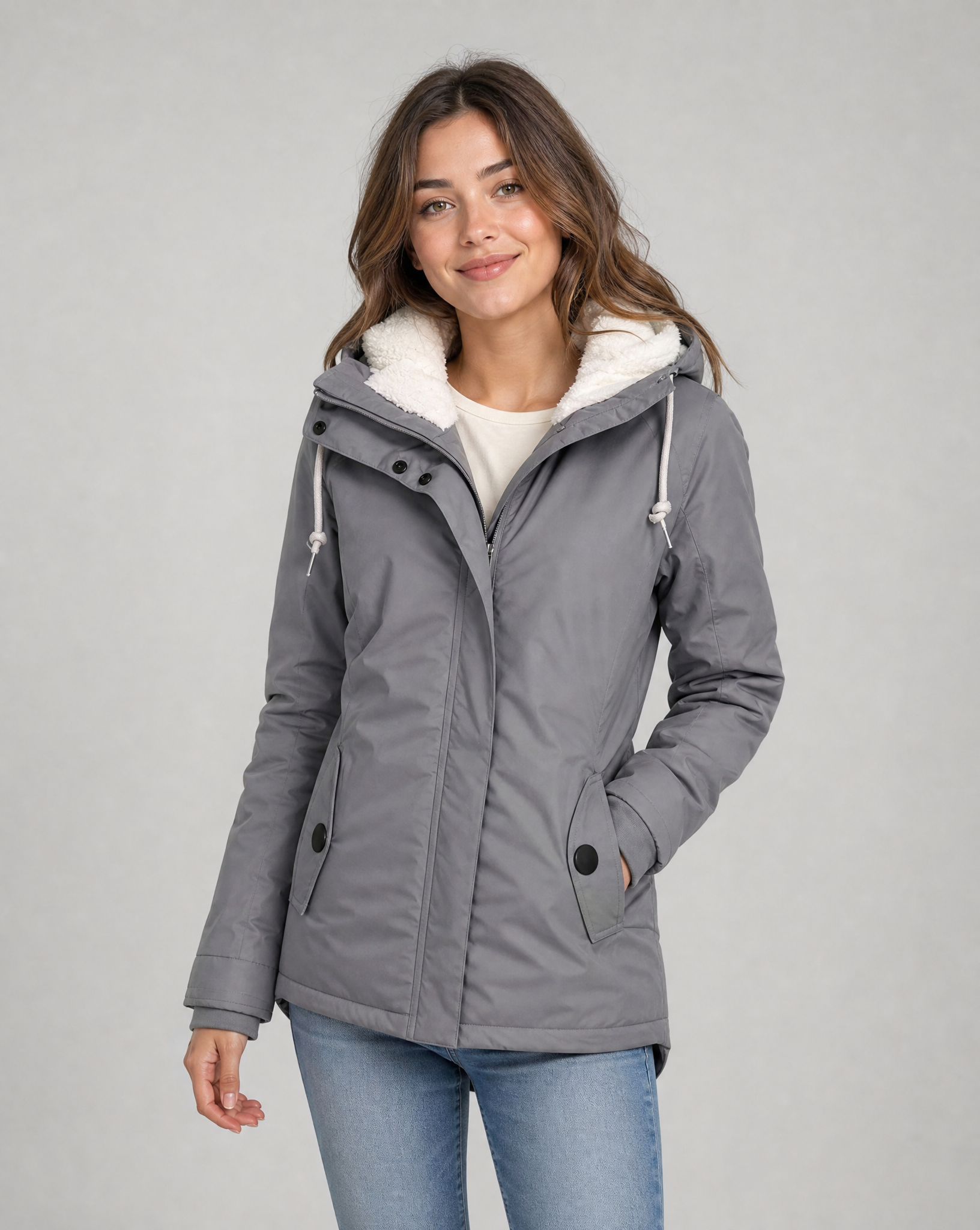 Women's Waterproof Hooded Rain Jacket