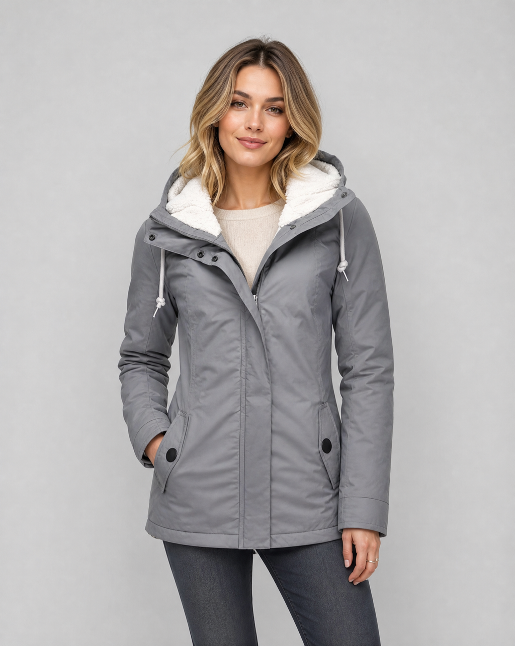Women's Waterproof Hooded Rain Jacket