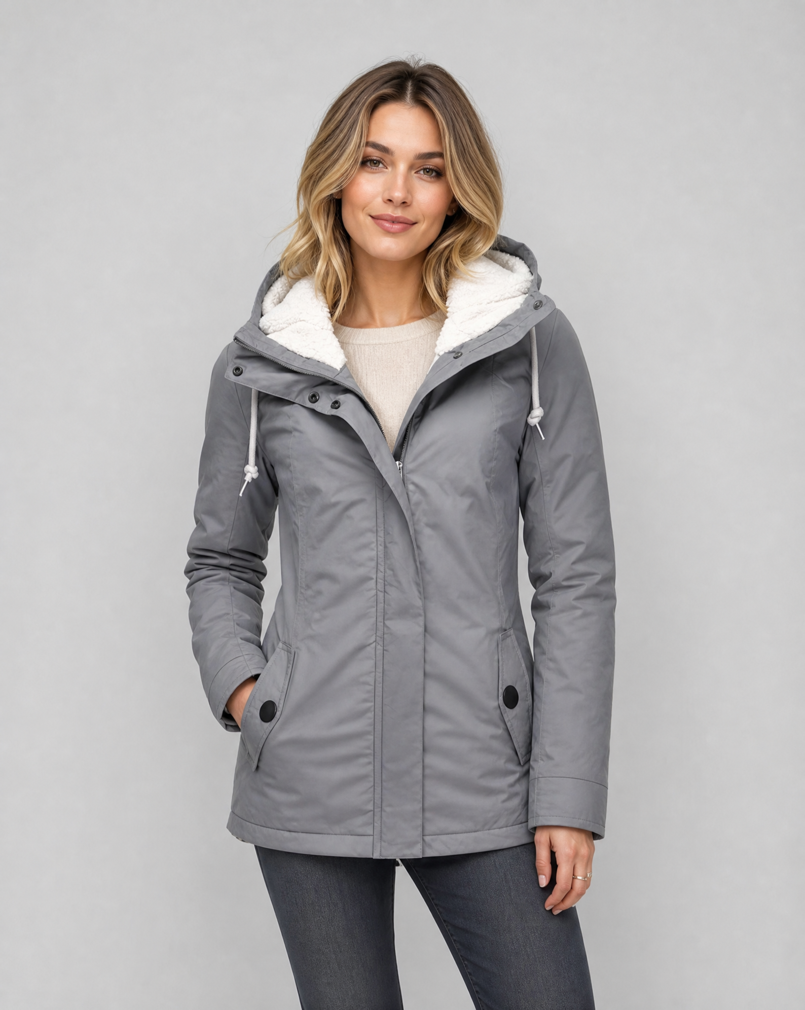 Women's Waterproof Hooded Rain Jacket