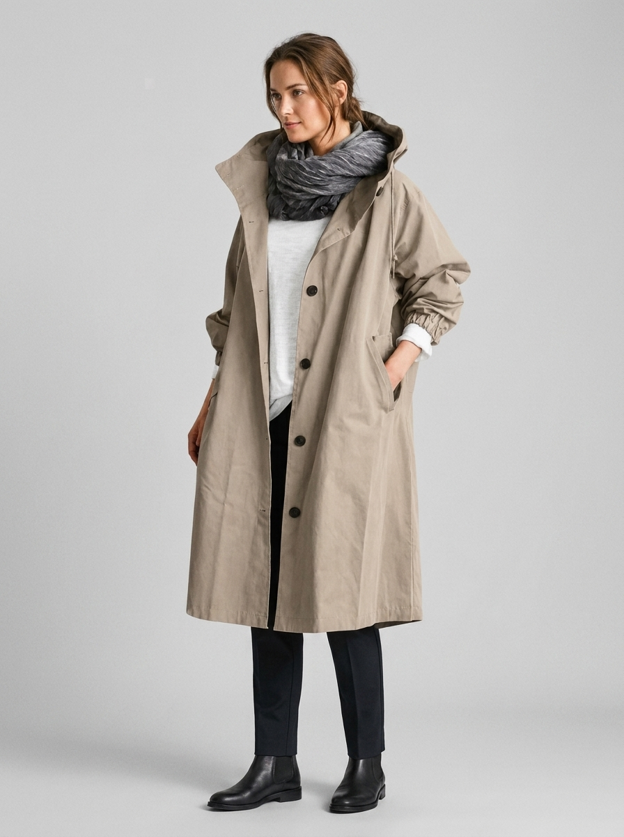 Women's Waterproof Rain Jacket with Hood
