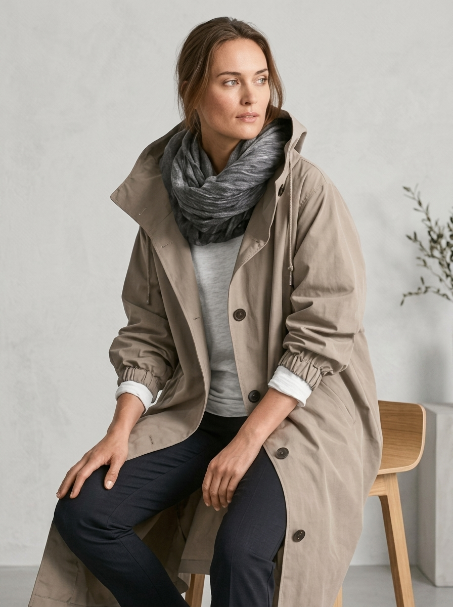 Women's Waterproof Rain Jacket with Hood