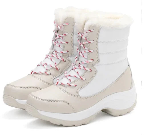 Women's Waterproof Winter Boots with Fur Lining and Non-Slip Sole