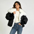Women's Wool-Lined Turn-Down Collar Coat