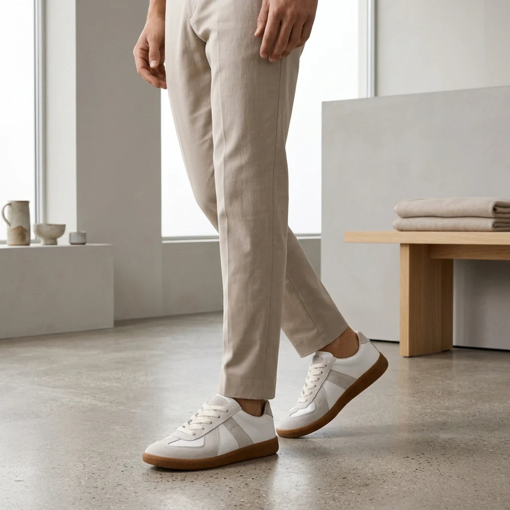 Men's Retro Sneakers - Vintage-Inspired Men's Trainers