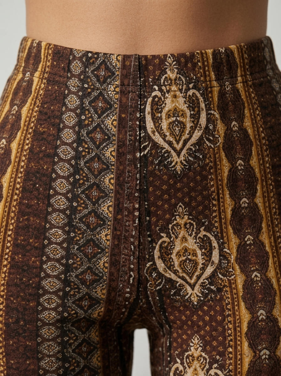Women's Slim Fit Printed Flair Pants