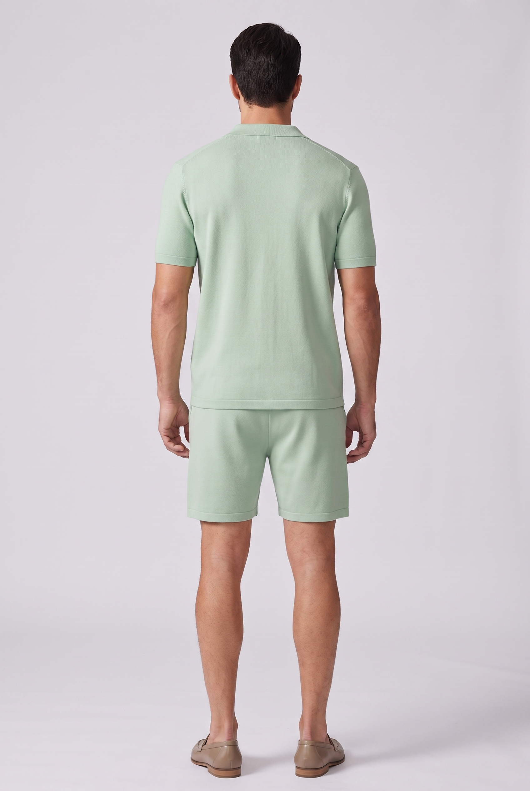Men's Summer Short Sleeve Shirt and Shorts Set