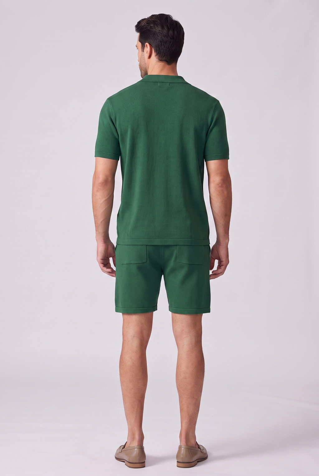 Men's Summer Short Sleeve Shirt and Shorts Set