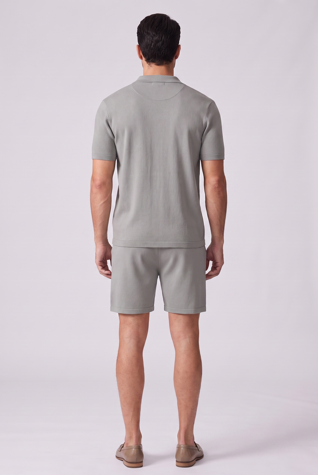 Men's Summer Short Sleeve Shirt and Shorts Set