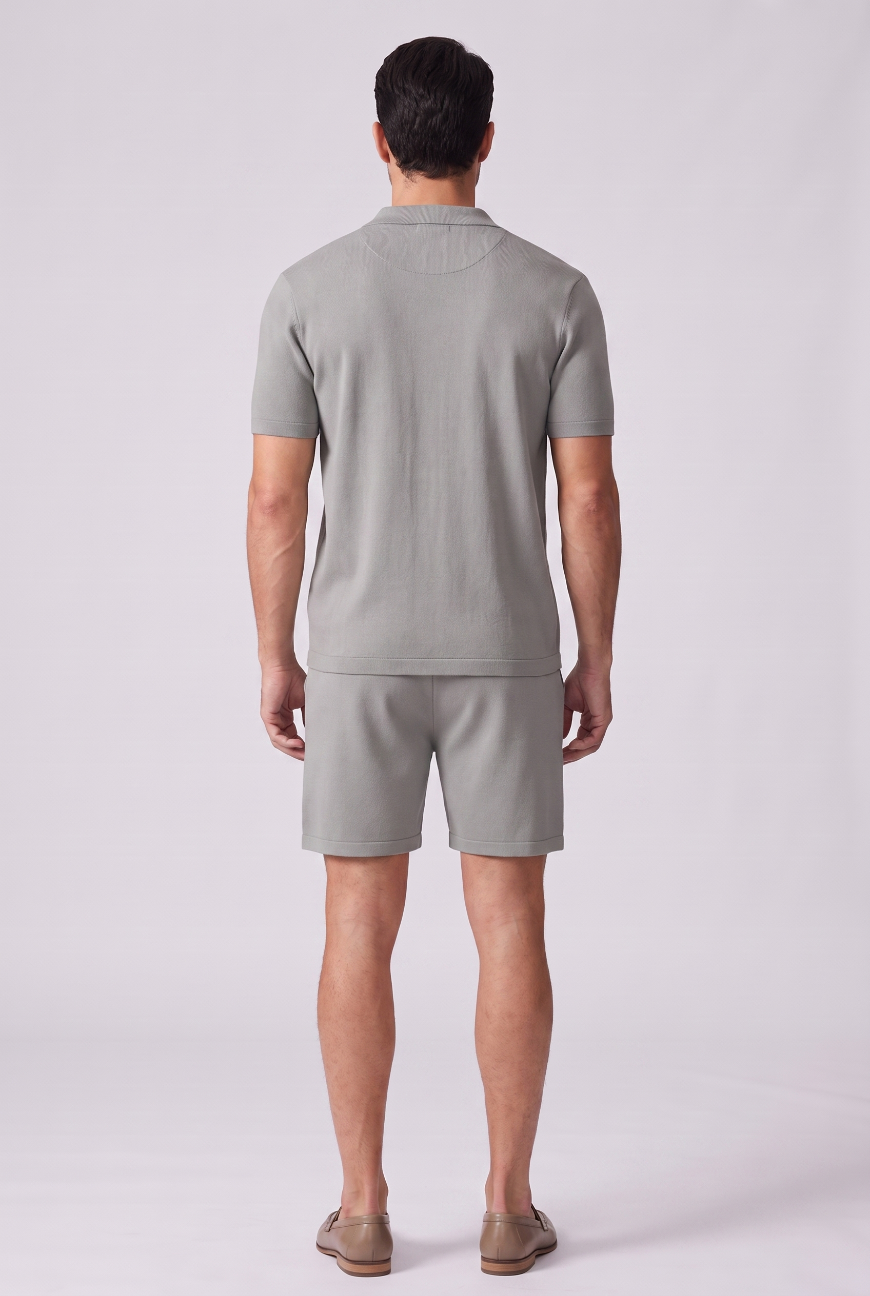 Men's Summer Short Sleeve Shirt and Shorts Set