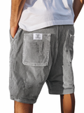 Men's Multi-Pocket Corduroy Shorts for Casual Summer Wear