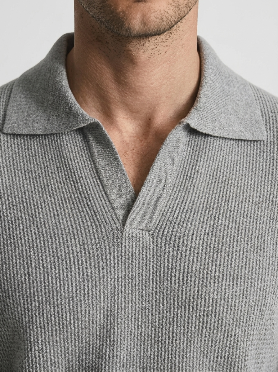 Men's Long Sleeve Polo Shirt