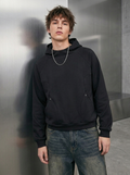 Men's Fleece-Lined Thick High-Neck Hoodie