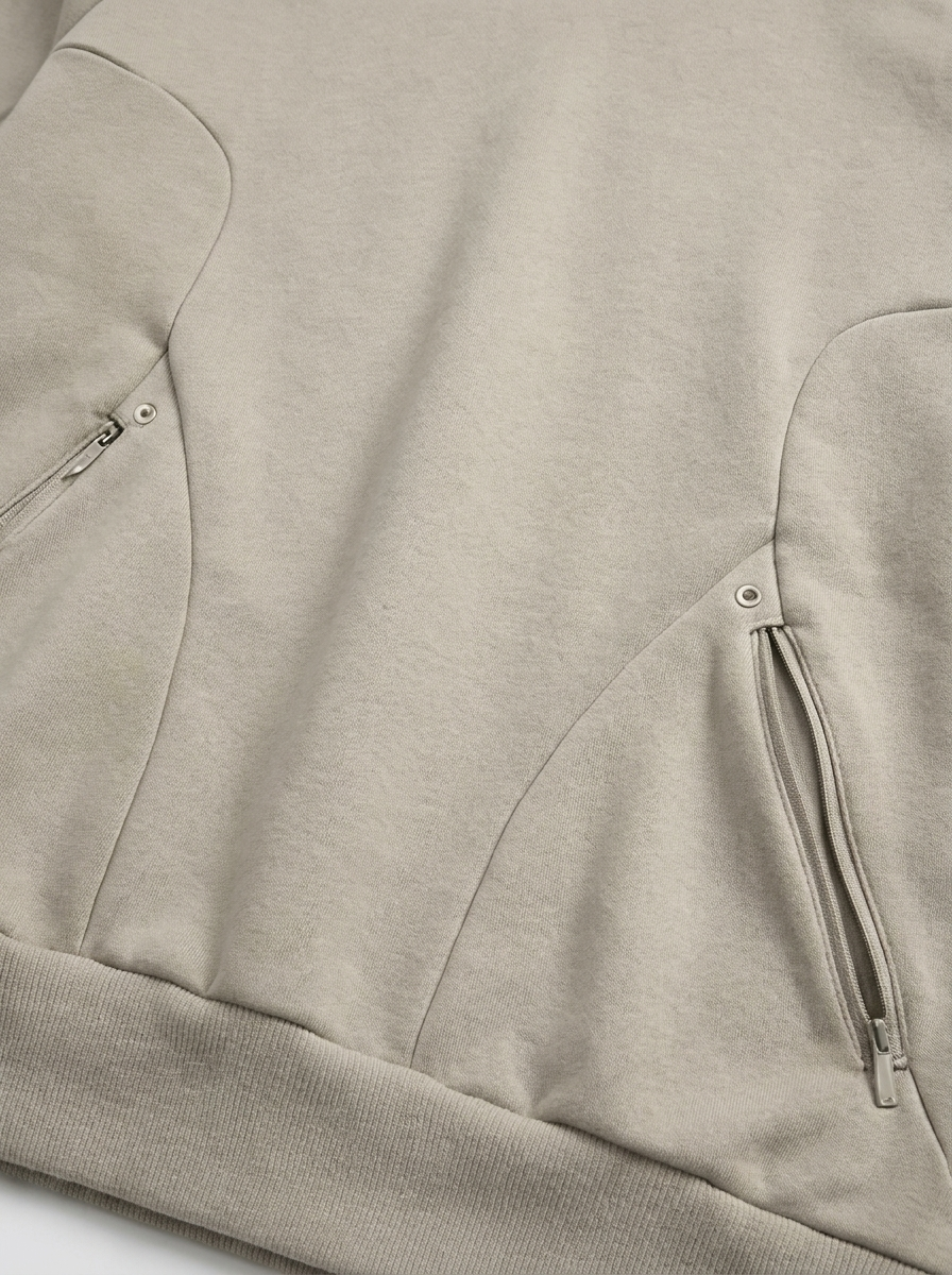 Men's Fleece-Lined Thick High-Neck Hoodie