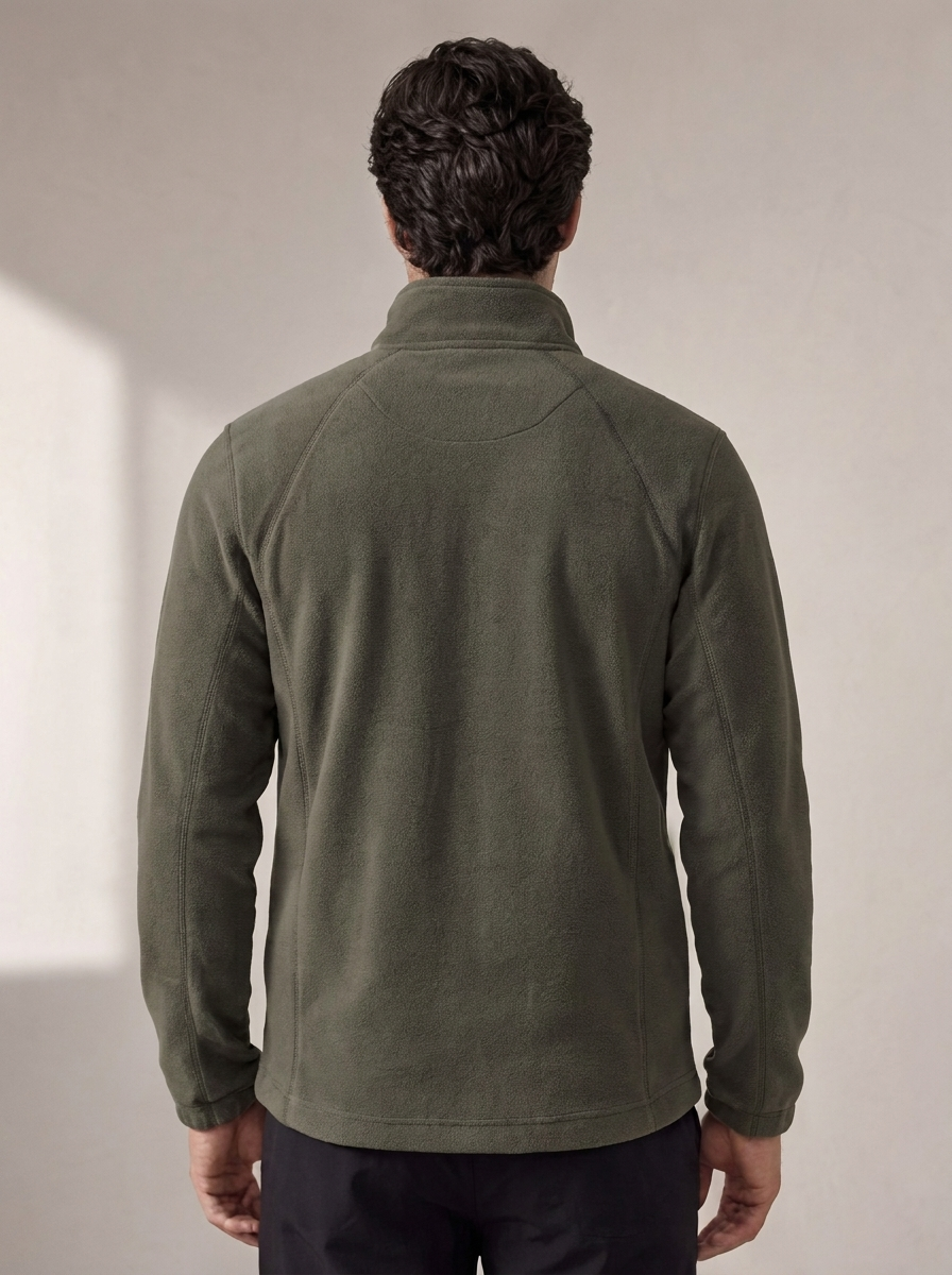 Men's Thickened Fleece Sweatshirt for Outdoor Casual Wear