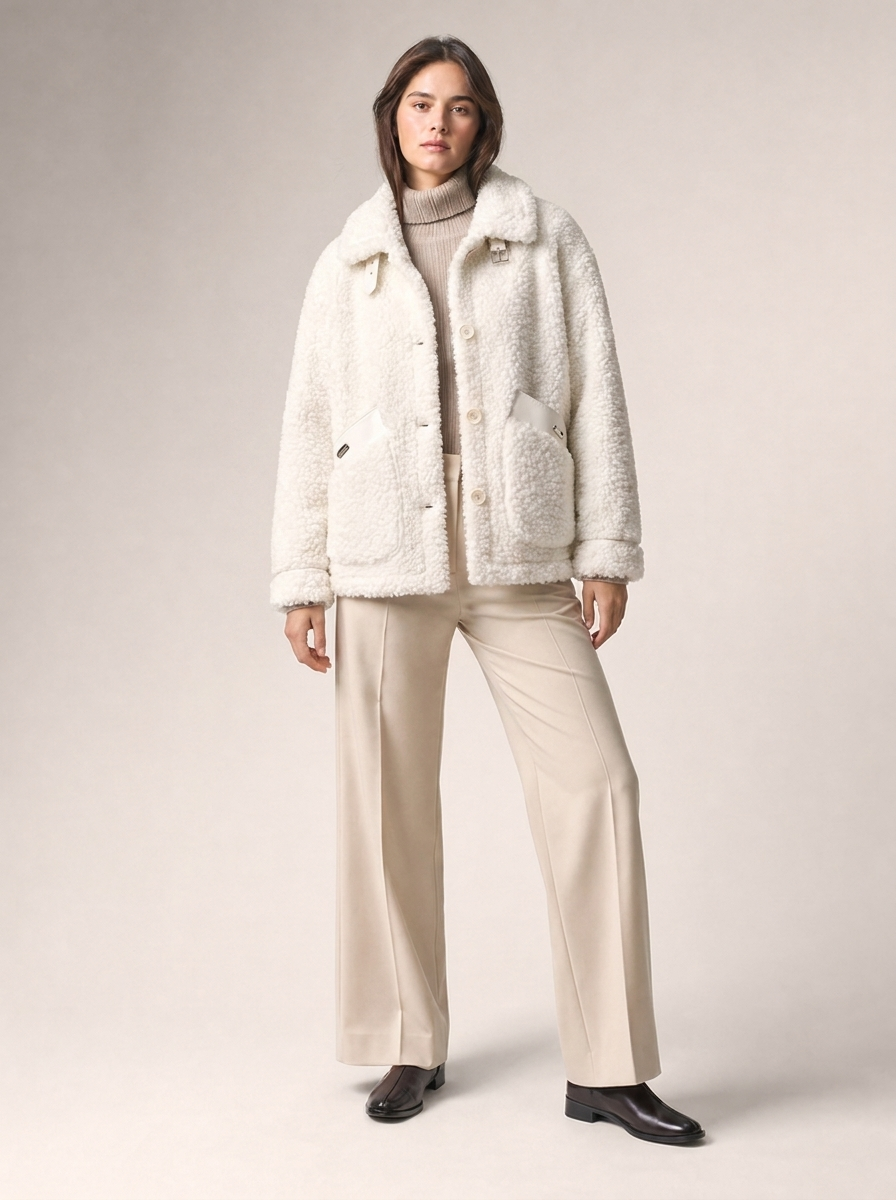 Women's Faux Fur Winter Coat - Thick for Cold Weather