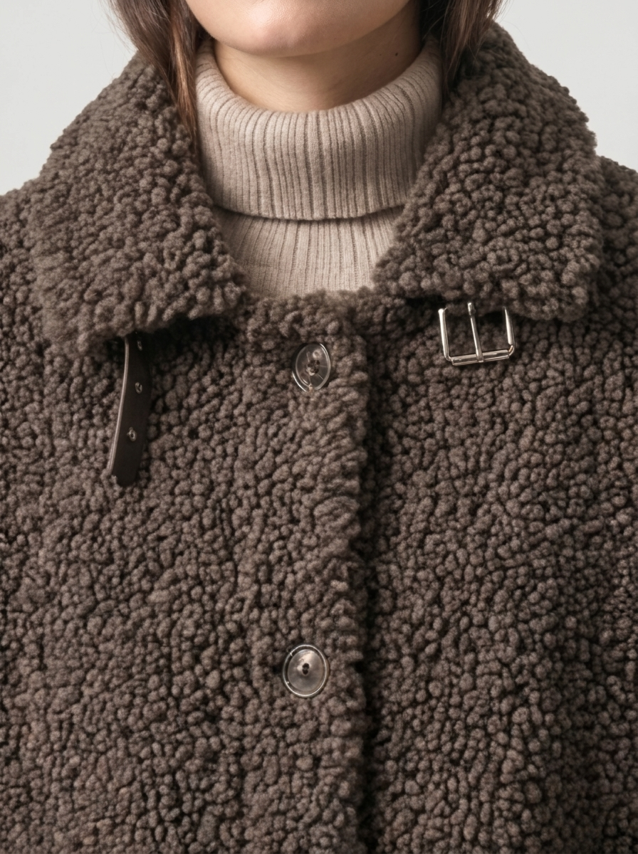 Women's Faux Fur Winter Coat - Thick for Cold Weather