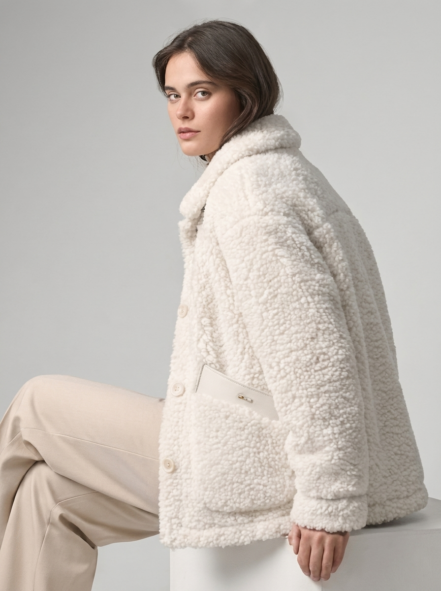 Women's Faux Fur Winter Coat - Thick for Cold Weather