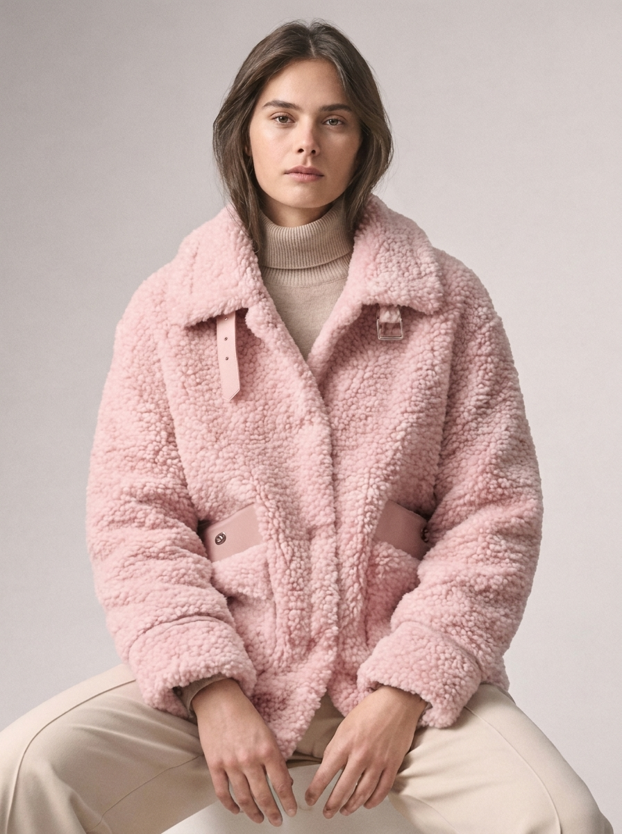 Women's Faux Fur Winter Coat - Thick for Cold Weather