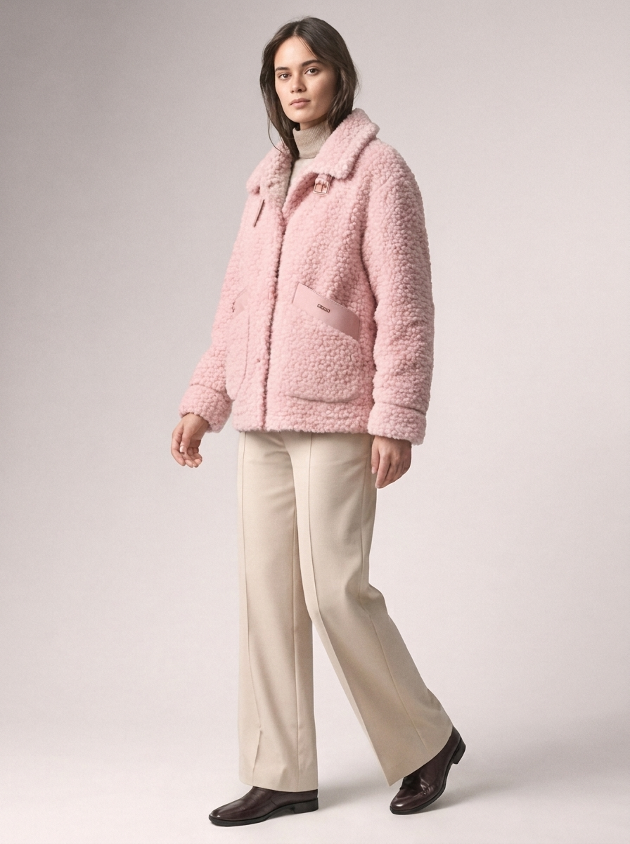 Women's Faux Fur Winter Coat - Thick for Cold Weather