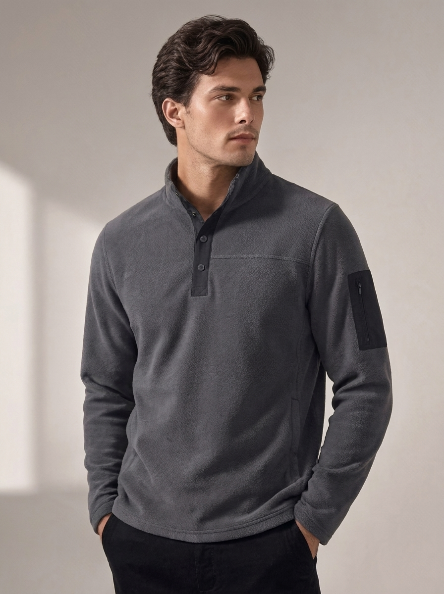 Men's Quarter-Zip Fleece Pullover
