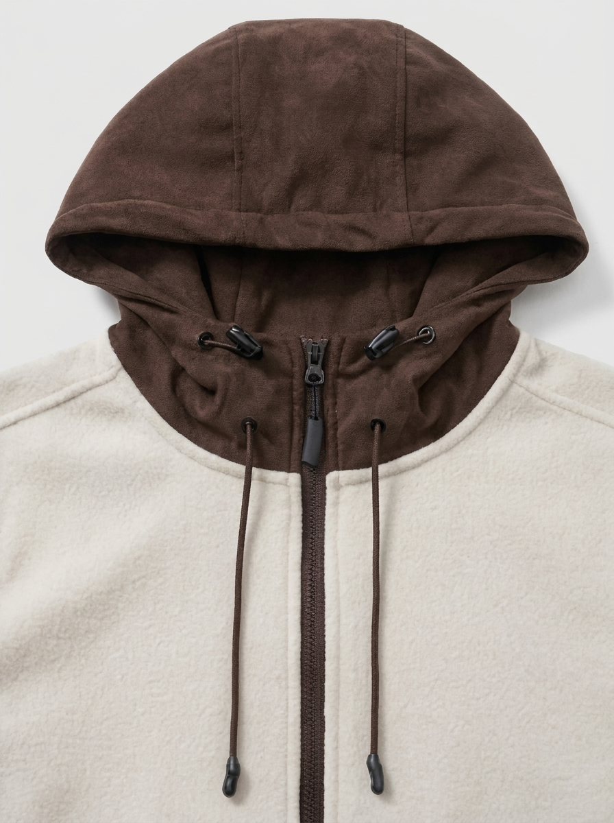 Men's Full-Zip Hooded Fleece Jacket