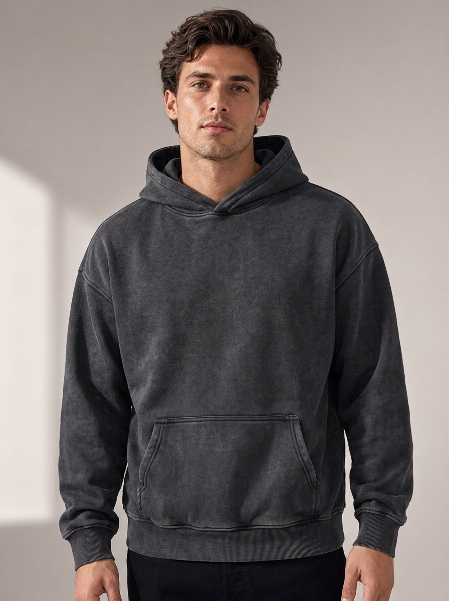 Men's Fleece Hoodie for Comfortable Casual Style