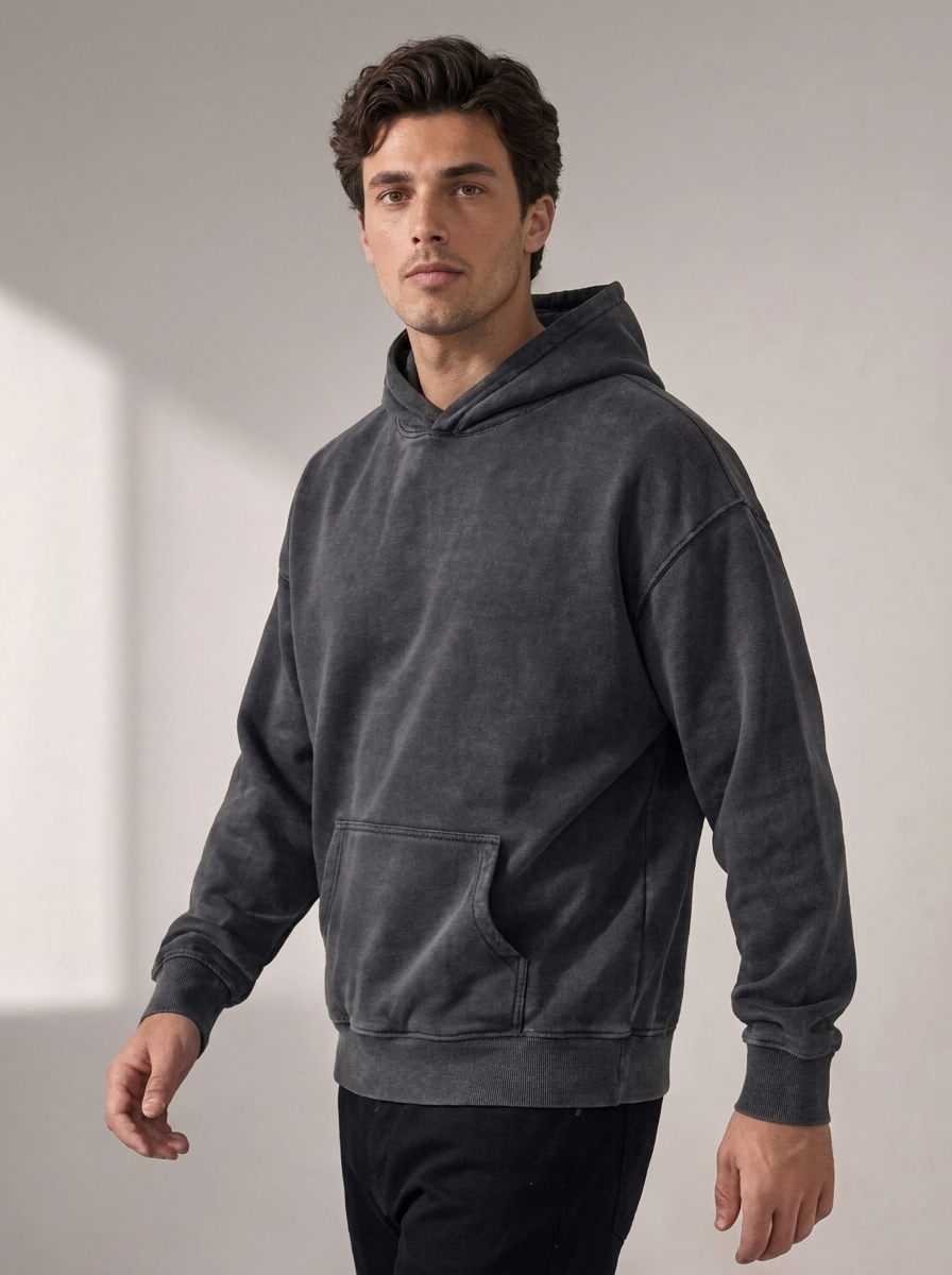 Men's Fleece Hoodie for Comfortable Casual Style