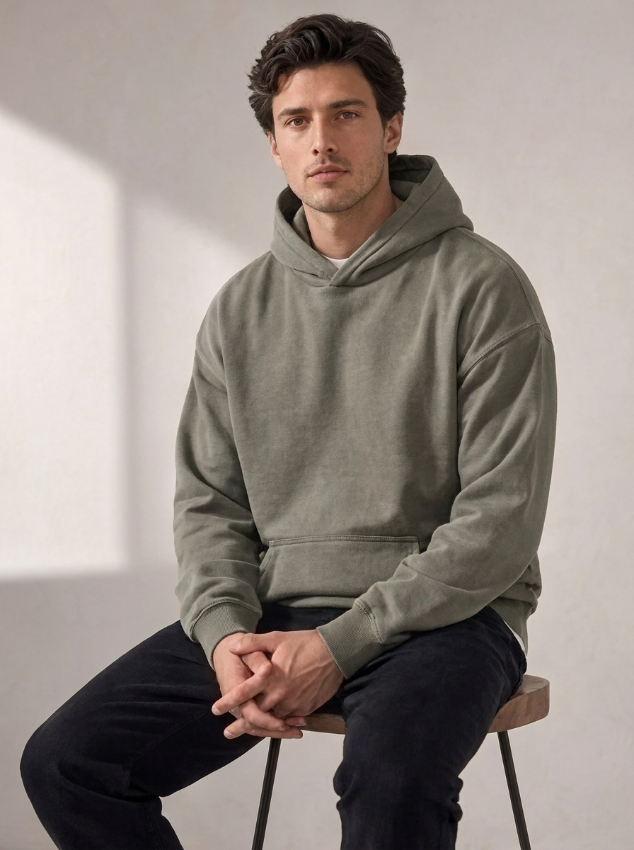 Men's Fleece Hoodie for Comfortable Casual Style