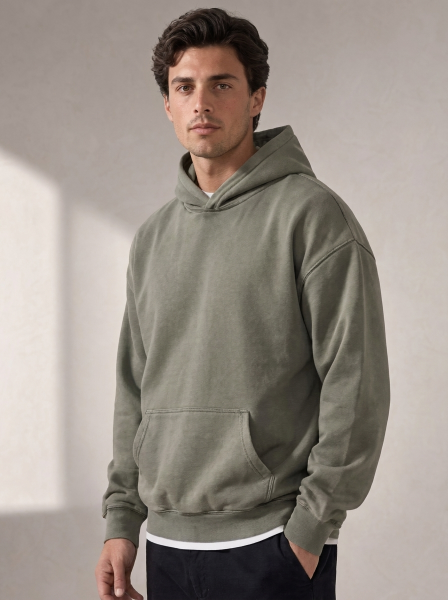Men's Fleece Hoodie for Comfortable Casual Style