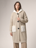 Women's Oversized Hooded Knitted Coat